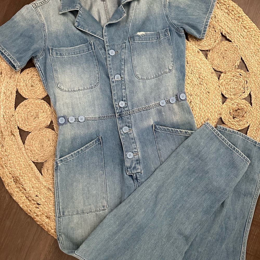 PISTOLA Blue Denim Jumpsuit
